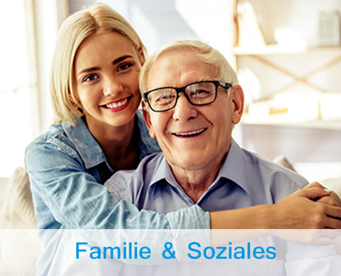 Übersicht Ratgeber zum Thema Familie und Soziales
